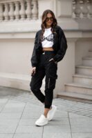 Czarne bojówki Addict