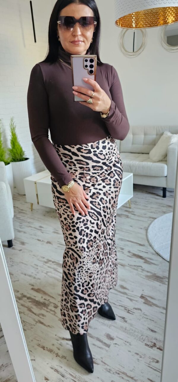 Spódnica  satynowa maxi