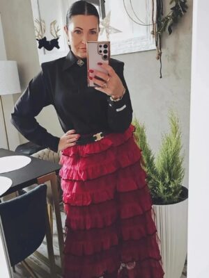 Spódnica z falbankami