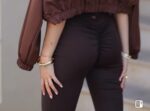 Spodnie/legginsy PAULA czekolada