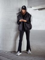 Kamizelka City Flow-Oversize czarna
