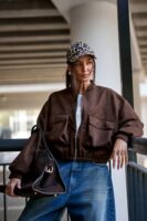 Kurtka VIVARA-CZEKOLADOWA