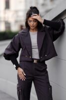 Damska kurtka D!OR SPORT-CZEKOLADOWY