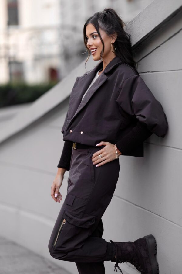 Damska kurtka D!OR SPORT-CZEKOLADOWY