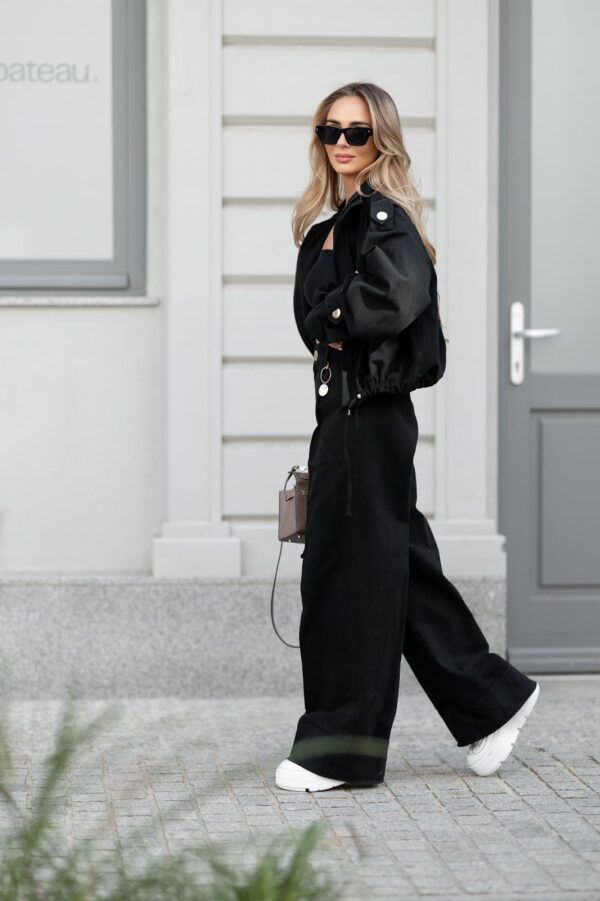 Kurtka CELINE i SPODNIE FLORENCE DENIM-czarne