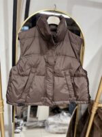 Bezrękawnik damski-czekolada