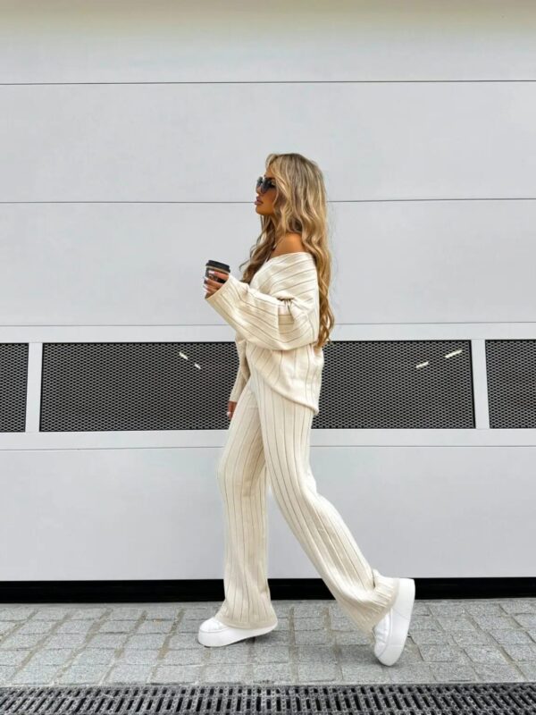 Komplet CANDICE-jasny beż