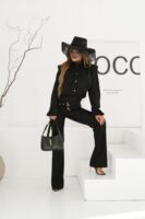 Czarne spodnie damskie ELISABET