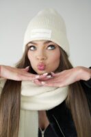 Czapka BG TEDDY | Waniliowy