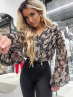 Bluzka LISBONA-flowers