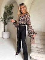 Bluzka LISBONA-flowers