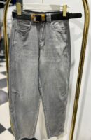 Jeansy BALLOON fit szare