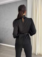 Bluzka LIVIA – ecru/czarna