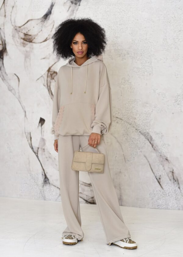 Beżowy komplet dresowy LOLA