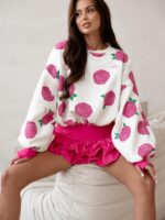 Bluza BLOOM biała LAVESTINO