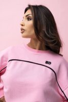 Komplet dresowy Bluza & Legginsy Róż BD