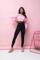 Komplet dresowy Bluza & Legginsy Róż BD