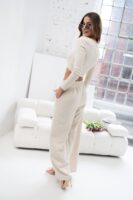 Komplet damski beżowy