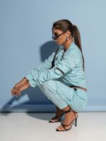 Damska kurtka ZINA w kolorze TIFFANI