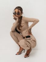 Spodnie ADDICT w kolorze beżowym