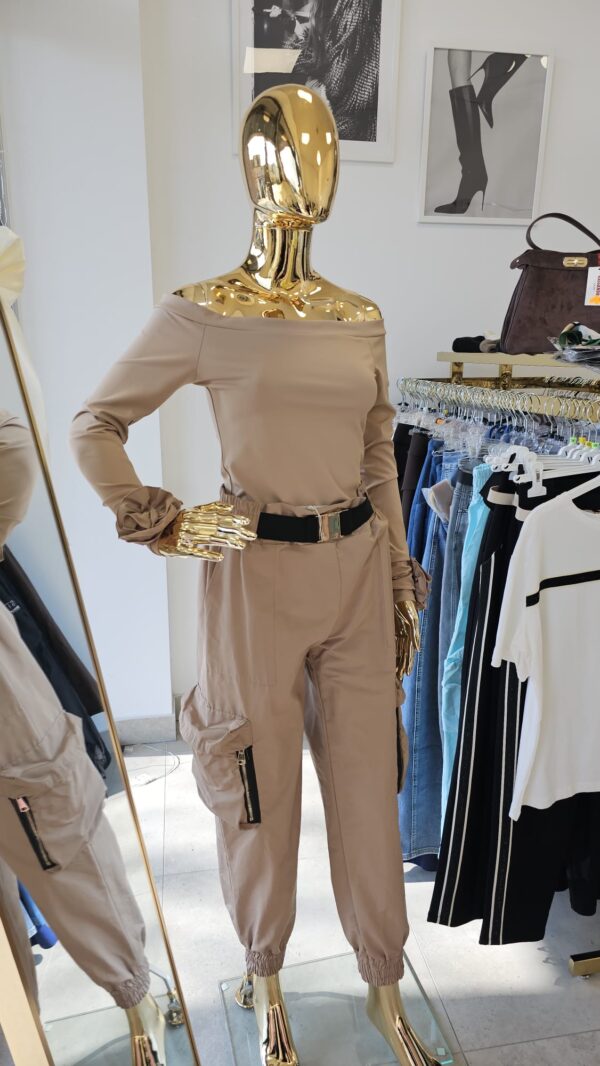 Bluzka hiszpanka ROSE beżowa