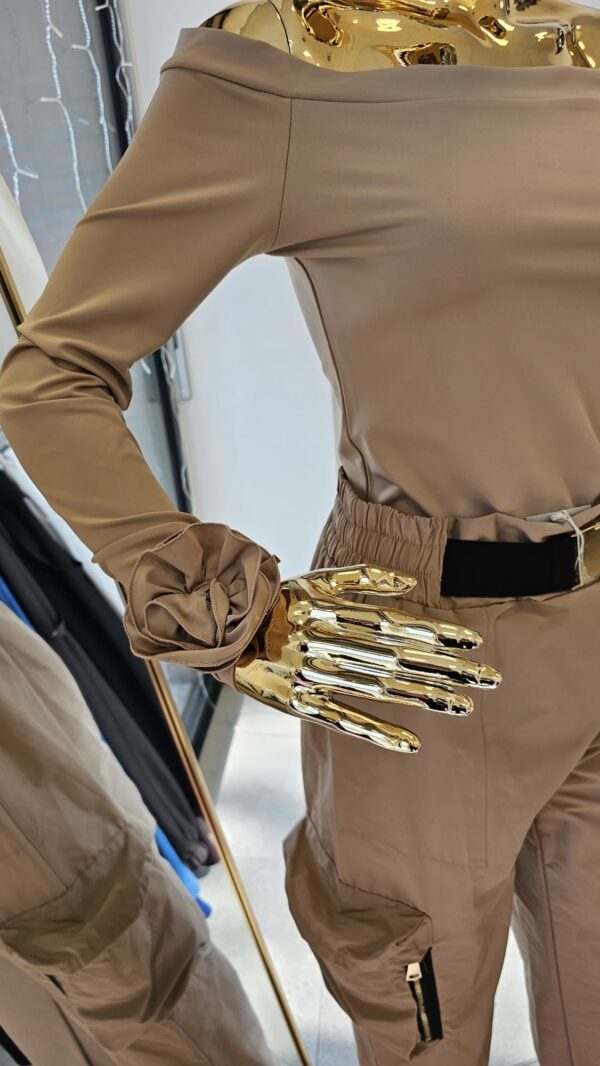 Bluzka hiszpanka ROSE beżowa