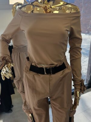 Bluzka hiszpanka ROSE beżowa