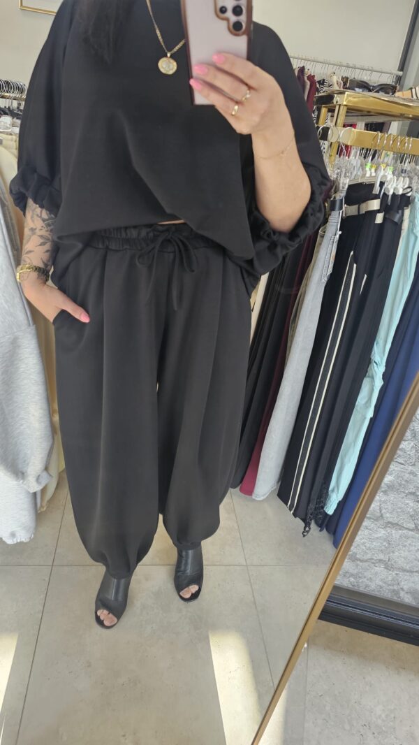 Czarny komplet dresowy SUGAR