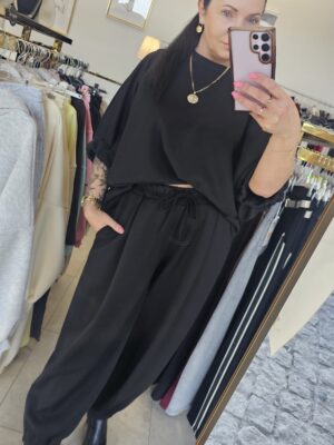 Czarny komplet dresowy SUGAR