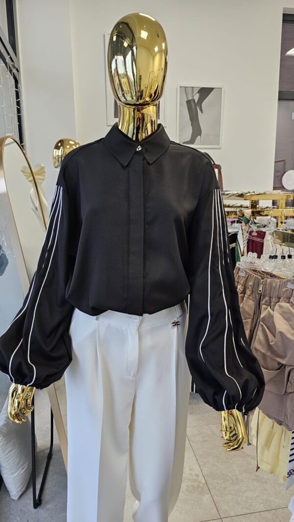 Koszula damska z lampasami