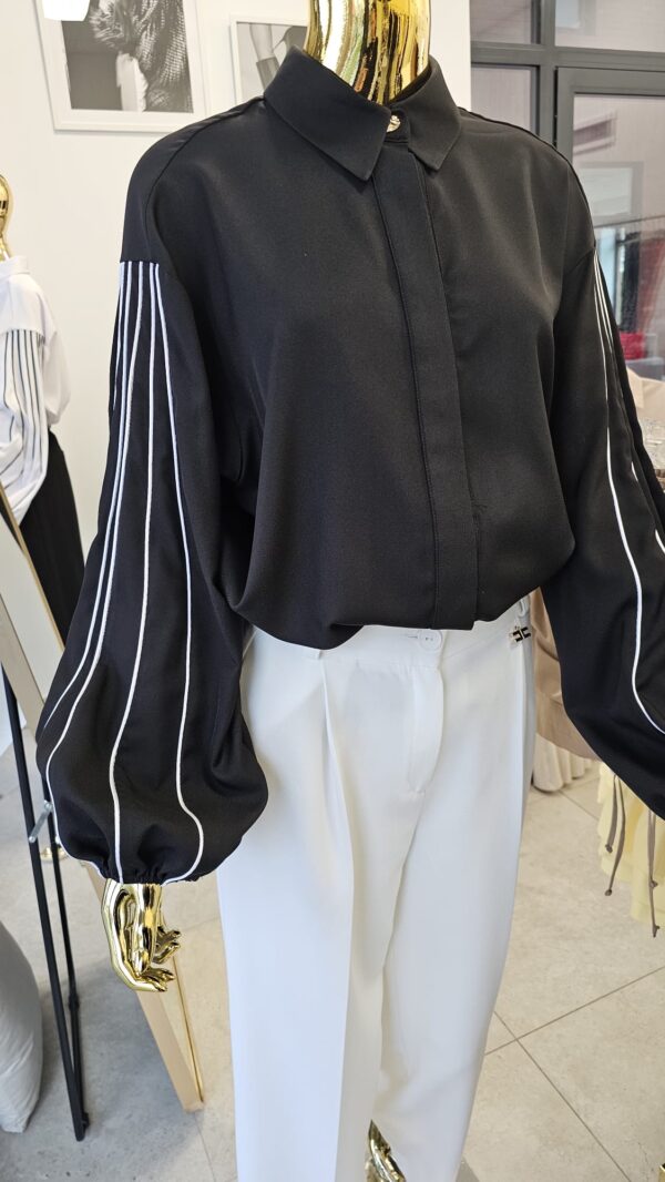 Koszula damska z lampasami