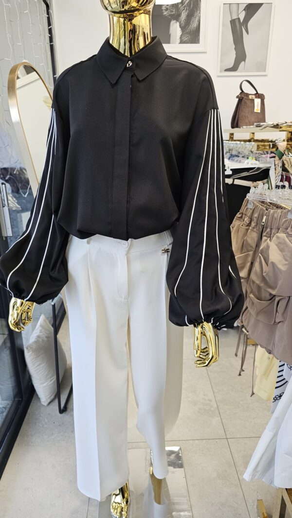 Koszula damska z lampasami