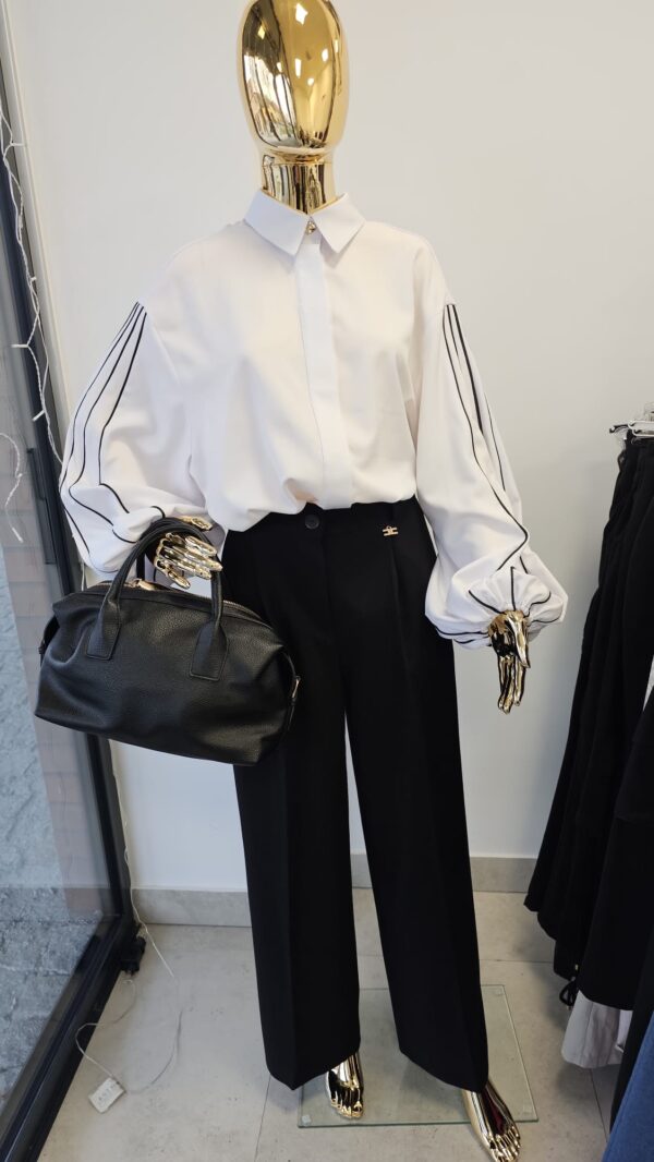 Koszula damska z lampasami