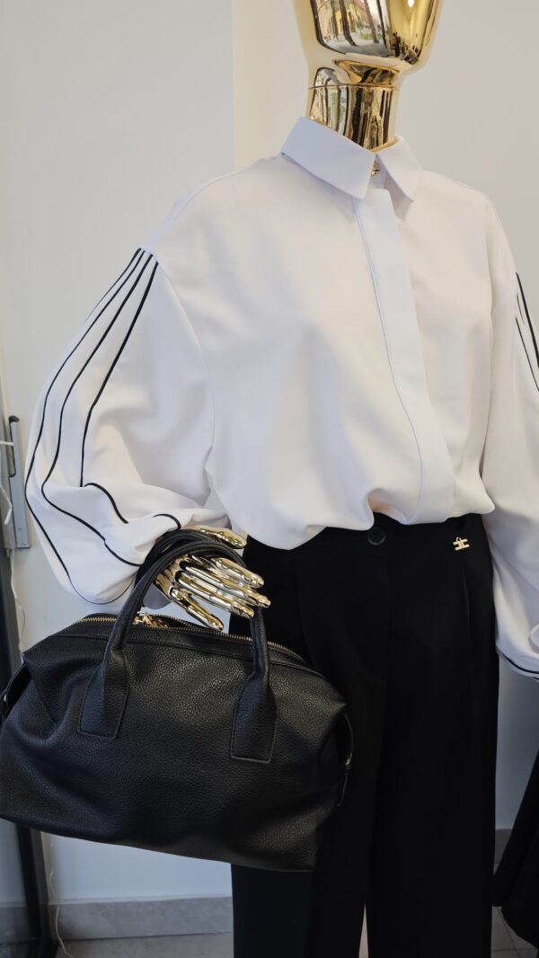 Koszula damska z lampasami