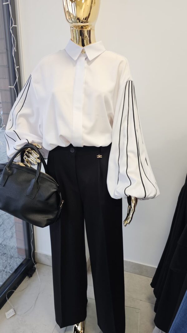 Koszula damska z lampasami