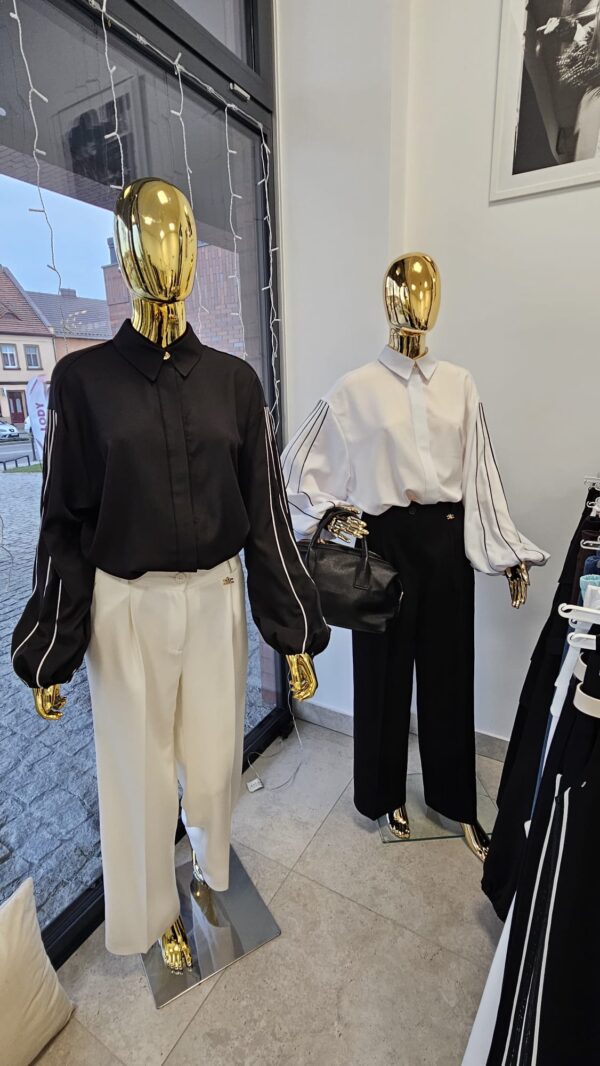 Koszula damska z lampasami