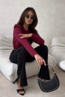 BLUZKA BORDO
