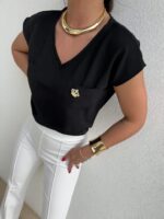 Bluzka kieszonki