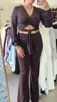 Spodnie/legginsy PAULA czekolada