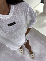 Bluzka T-shirt MARMARIS II DIAMOND - czarna/biała