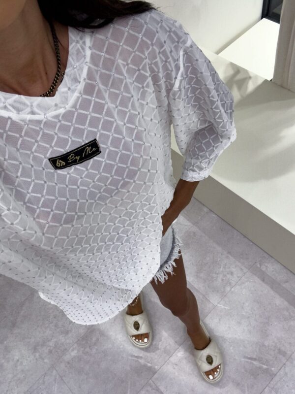 Bluzka T-shirt MARMARIS II DIAMOND - czarna/biała