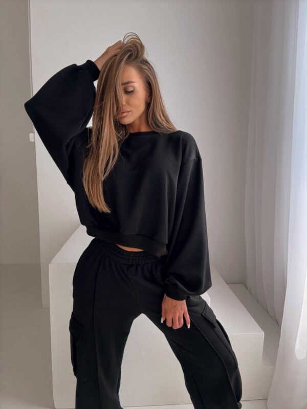 KOMPLET DRESOWY AGATHA- CZARNY