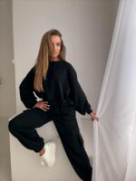 KOMPLET DRESOWY AGATHA- CZARNY