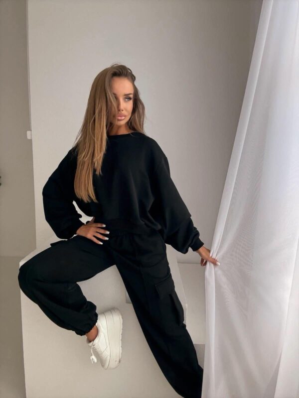 KOMPLET DRESOWY AGATHA- CZARNY