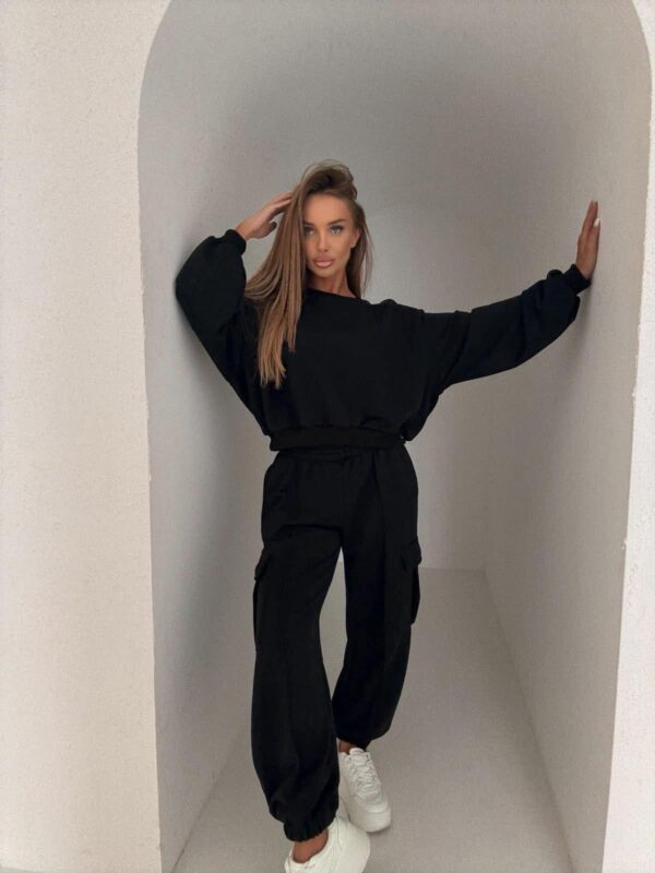 KOMPLET DRESOWY AGATHA- CZARNY