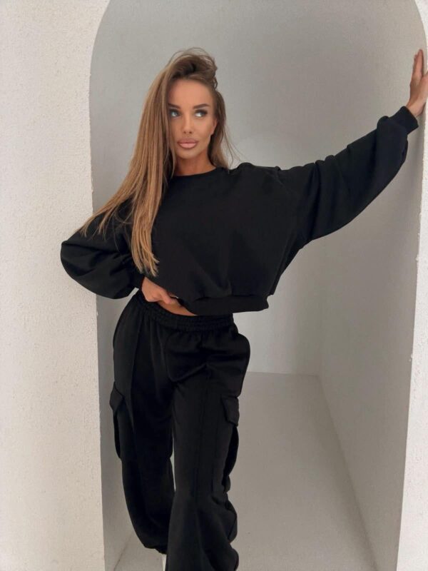 KOMPLET DRESOWY AGATHA- CZARNY