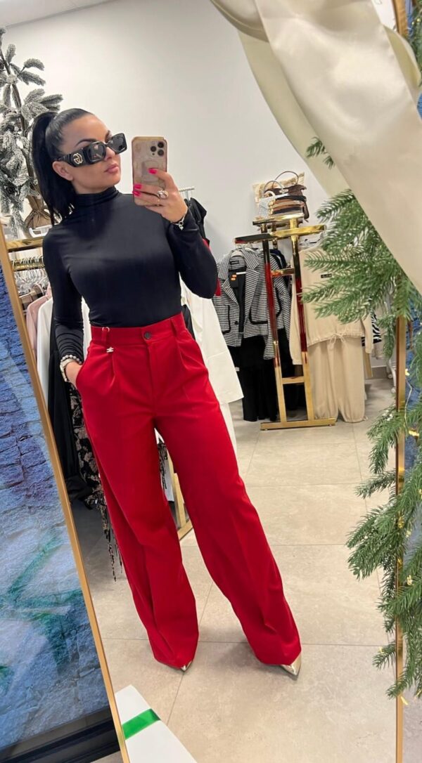 Damskie spodnie Florence/czerwone