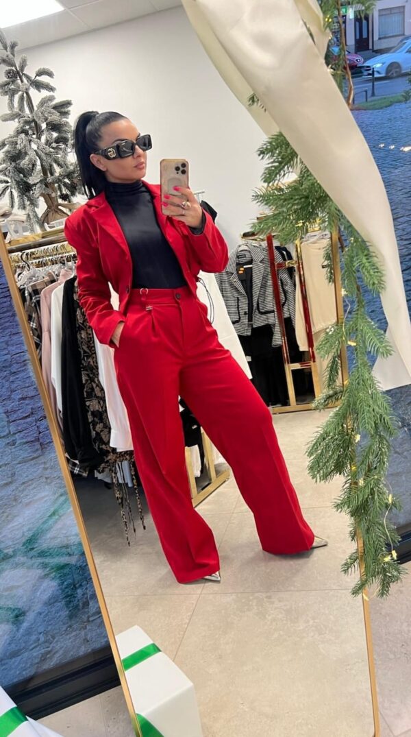 Damskie spodnie Florence/czerwone