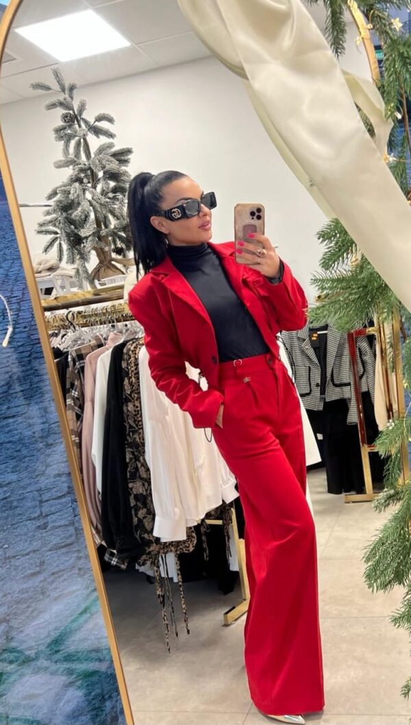 Damskie spodnie Florence/czerwone