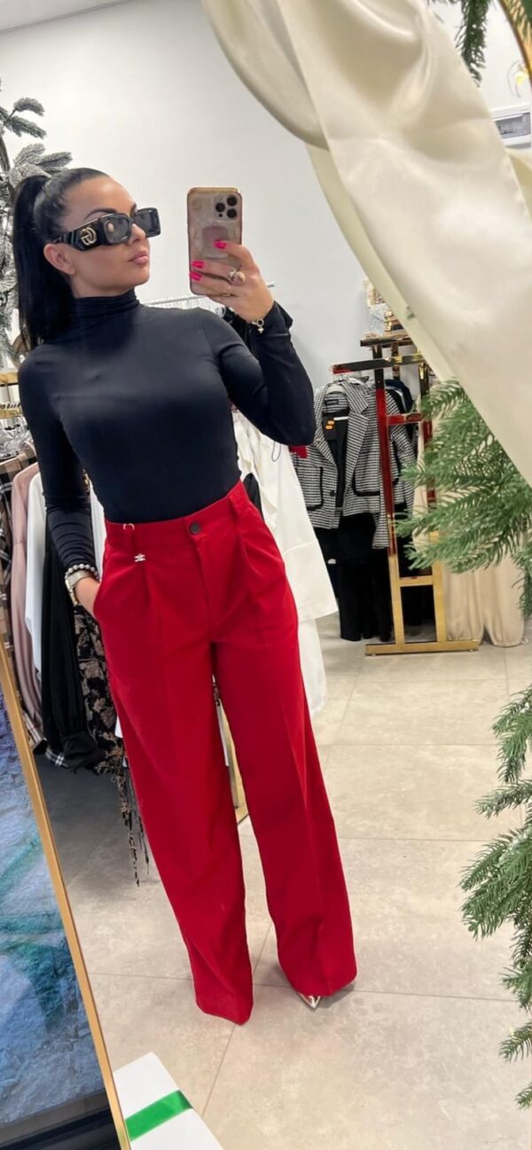 Damskie spodnie Florence/czerwone